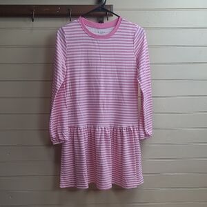 Arizona Jean Company Pink Striped Kids Casual Dress